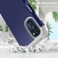 thumbnail image 4 of Compatible with Motorola Moto G 5G 2022 Case, 3 Layer Hybrid Hard PC Soft TPU Silicone Rugged Bumper Shockproof Anti Slip Protective Phone Cover for Motorola Moto G 5G 2022 6.5 inch, Darkblue, 4 of 7