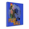 thumbnail image 2 of Tangletown Fine Art 'Play Ball - Soccer' by Jim Baldwin Graphic Art on Wrapped Canvas, 2 of 2