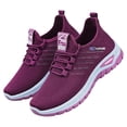 thumbnail image 2 of Junboys Lightweight Breathable Casual Sneakers for Women - Comfortable Tennis Shoes for Everyday Jogging Gym,Dark Purple 42, 2 of 7