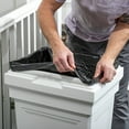 thumbnail image 3 of Step2 Atherton Onyx Black Outdoor Patio Garbage Container, 3 of 3