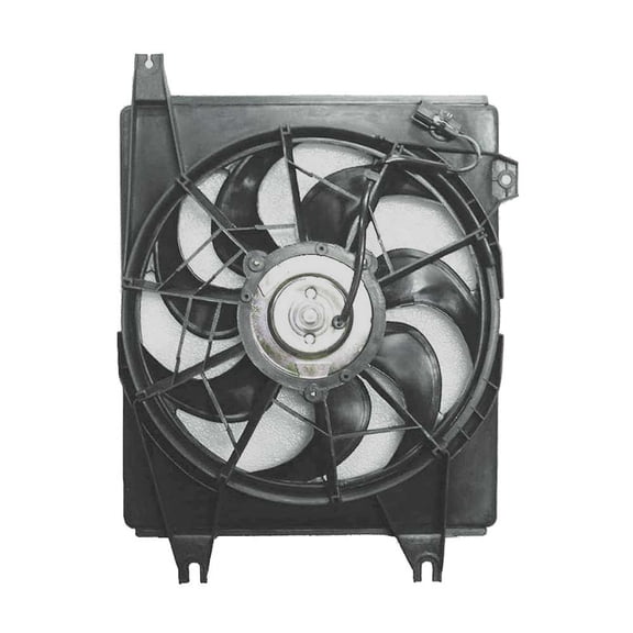 Condenser Or Radiator Cooling Fan Assembly For Hyundai Elantra & Tiburon - BuyAutoParts