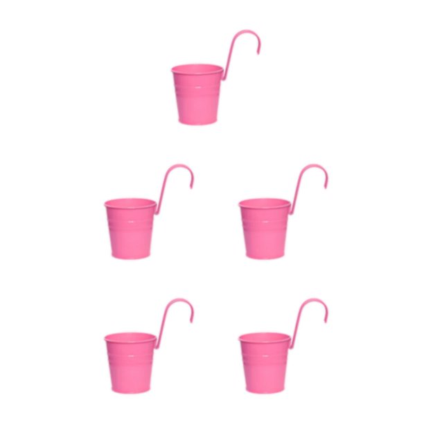 Monstrate Decoración colgante segura, elegante, duradera y fácil de limpiar, adecuada para oficina, balcón y jardín, hipoalergénica, rosa. Type2 NO2
