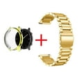 thumbnail image 1 of Case+Strap For Amazfit GTR 2 2e Stainsteel Steel Strap Screen Protector Case For Amazfit GTR 3 3 Pro Cover Replacement Correa Gold-Gold Amazfit GTR 3 Pro, 1 of 6