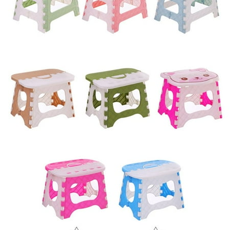 stool step upgraded newly lightweight folding adults safe bathroom cartoon bedroom version mini pink kitchen