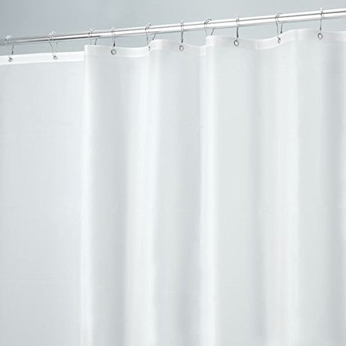 Stall 54 x 78 Frost iDesign Mildew-Resistant PEVA 3 Gauge Shower Liner