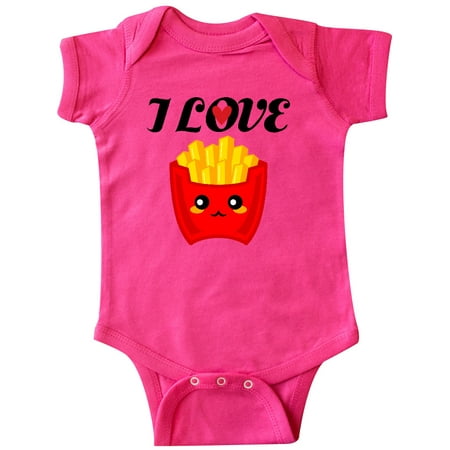 

Inktastic Fry Lover I Love French Fries Gift Baby Boy or Baby Girl Bodysuit