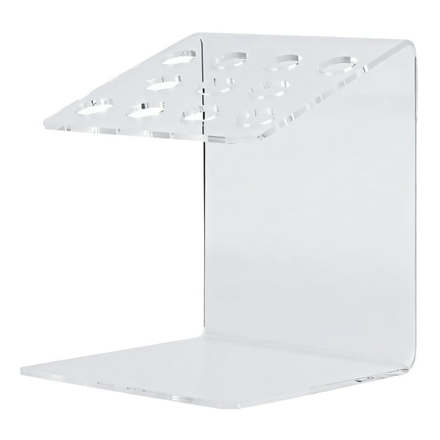 Composite Syringe Organizer, Clear Acrylic Syringe Holder, 11-hole Resin Organizer, Space-Saving and Sturdy Resin Placement Rack