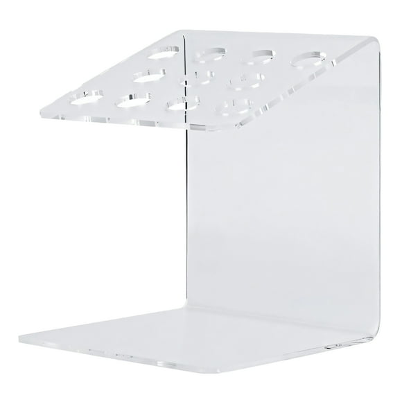 Composite Syringe Organizer, Clear Acrylic Syringe Holder, 11-hole Resin Organizer, Space-Saving and Sturdy Resin Placement Rack