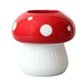 thumbnail image 4 of Florero de escritorio Florero de cerámica Adorno moderno Centro de mesa decorativo Florero creativo Maceta para boda Cena Mesa Cocina Sala de estar Con Puntos Blancos, 4 of 8