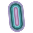 thumbnail image 1 of Alfombras de baño antideslizantes, alfombrilla de cojín ble, alfombrillas de secado rápido, alfombrillas de dormitorio para ducha, baño, sala de 80x160cm Violeta perfecl Alfombra de baño, 1 of 8