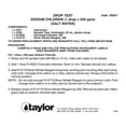 thumbnail image 5 of Taylor K-1766 Liquid Swimming Pool Spa Sodium Chloride Salt Water Drop Test Kit, 5 of 5