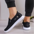thumbnail image 6 of Men's Women's Casual Cloth Shoes Canvas Slip on Loafers Breathable Lightweight Boat Shoes, 6 of 7
