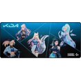 thumbnail image 1 of G 840 K/DA XL Fabric Gaming Mouse Pad, 3mm Thin and Strong Rubber Base, Official League of Legends Gaming Accessory - Colorful, 1 of 5