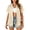 Beige, variant on Womens Button Down Shirt Short Sleeve Collared Textured Summer Tops Casual Beach Shirt Pink L