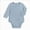 Blue, variant on 0-3 Months Newborn Baby Bodysuit Long Sleeve Infant Side Footed Bodysuit Newborns Everyday Wear Romper Jumpsuits For Newborn Daily Wear