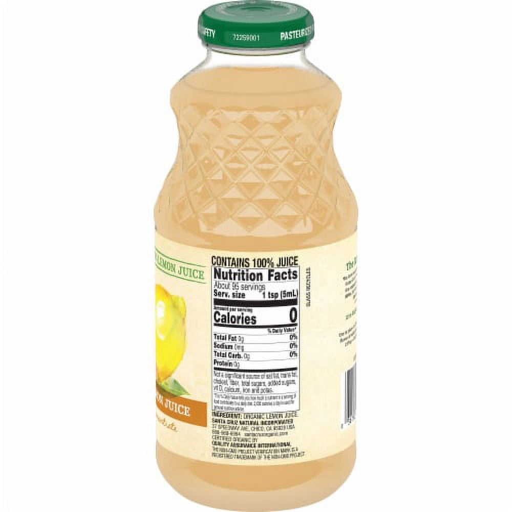 2X-Santa Cruz Organic 100% Organic Lemon - 16 fl oz
