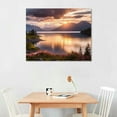 thumbnail image 2 of Nawypu Trienke Sunset Loch Linnhe Highland Scotland Photo Large XL Wall Art Canvas Print, 2 of 4