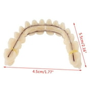 Resin Teeth Denture Upper Lower Shade Artificial Preformed Dentition Oral Care