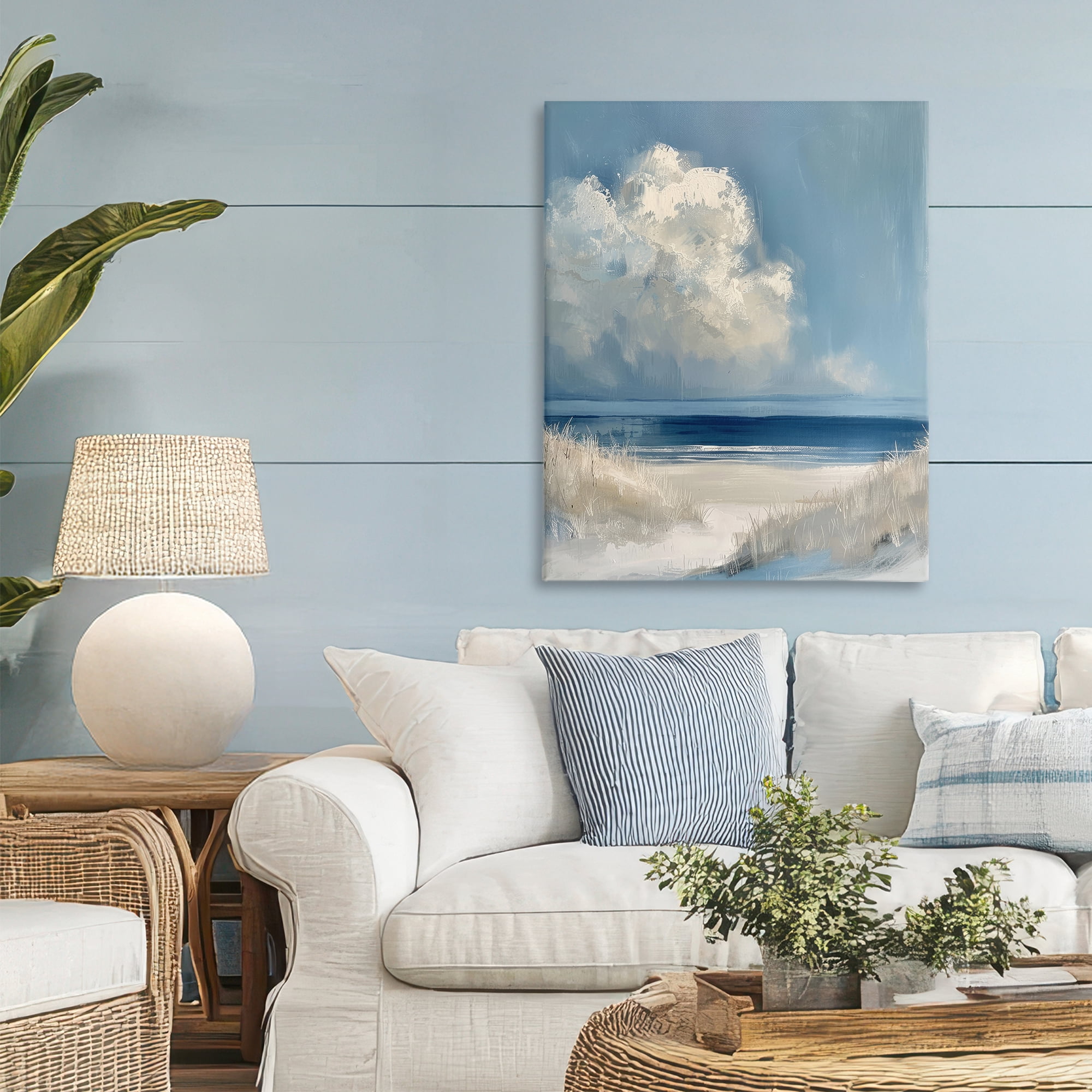 Stupell Industries Dark Waters Ahead Canvas Wall Art, design by Petal Prints Design
