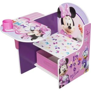 Delta Children Minnie Mouse Chair Desk With Storage Bin Toddler Seating Kids Room Adds Character To Any Room Room Decor Minnie Mouse