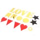 thumbnail image 4 of 14 pancartas de amor de arpillera con corazones rojos y estrellas doradas con cuerda para colgar para San Valentín accesorios de decoración del hogar ANGGREK Otros, 4 of 8