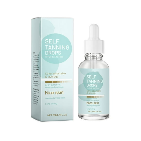 WIFKLSIIPG Self Tanning Drops Long Lasting M Aintenance of Tanned Skin Color Not Easy to Fade Making Your Skin More Lasting and Beautiful (30ml)