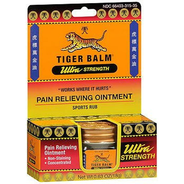 Tiger Balm Ultra Strength 0.63 oz - Walmart.com - Walmart.com