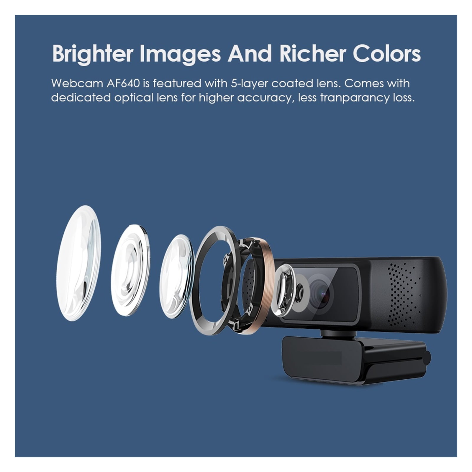 Webcam Full HD 1080P Webcam Auto Focus With Noise Cancelling Microphone Web Camera For Conferencing, Live Streaming, Recording ,HD Video