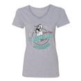 thumbnail image 2 of Wild Bobby Motherhood Some Days I Rock It Pastel Women Standard V-Neck Tee, 2 of 6