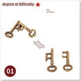 thumbnail image 3 of Classic IQ Metal Brain Teaser Magic Baffling Puzzles Game Toys For Children Adults Funny Gifts, 3 of 5