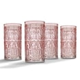 thumbnail image 1 of Jax Gobelet en Verre Highball par Godinger - Rose - Ensemble de 4, 1 of 4