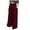 Wine Red, variant on YYDGH High Waisted Wide Leg Pants for Women Casual Flowy Long Loose Fit Palazzo Lounge Pants with Pockets Army Green XL