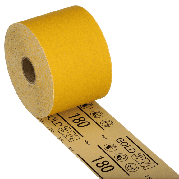 3M Stikit Gold Sheet Roll 02784, 180, 2-3/4 in x 45 yd (70 mm x 41 m)
