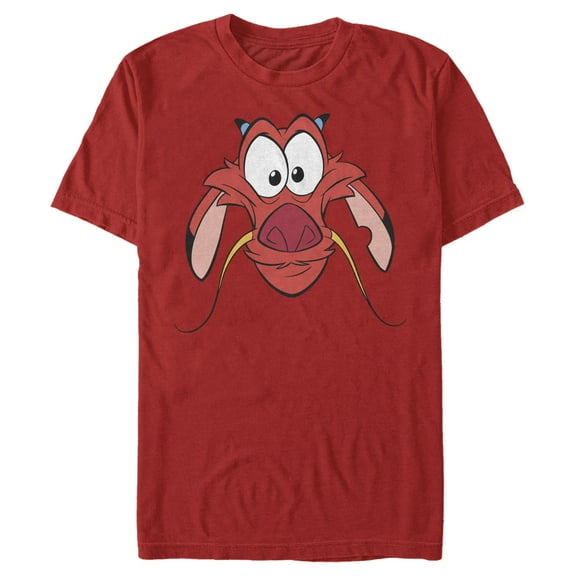 Men's Mulan Mushu Face Graphic T-Shirt