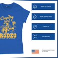 thumbnail image 6 of Country Girl Rodeo T-Shirt Vintage Cowgirl Women's Tee, 6 of 7
