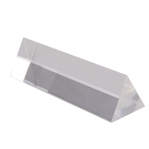 Prisma Triangular de 25x25x80mm suministros para estudiantes aleación para fotografía ciencia para niños