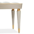 thumbnail image 5 of St. Charles Chenille Accent Bench - Dove Gray, 5 of 10