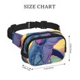 thumbnail image 4 of Easygdp Hip-Hop DJ Dolphin Fanny Packs for Women Men, Belt Bag, Fashion Crossbody Bags, for Workout/Running/Hiking, 4 of 9