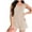 ☪361-Khaki, variant on Women's Rompers Summer Short Jumpsuits Casual Rompers Scoop Neck Button Down Sleeveless Tank Striped Overalls