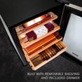 thumbnail image 6 of Schmecke 300 Cigar Humidor Cabinet with 3 in 1 Precise Cooling, Heating & Humidity Control, 6 of 8