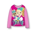 thumbnail image 3 of Jojo Siwa Girls' Pajama Outfit 2pc Fleece PJ Set, 4-10, Pink, 3 of 5