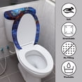 thumbnail image 3 of HELLHERO Owl Pattern Cozy for Bathroom Accessories Fits All Toilet Shapes Toilet Cover Soft Universal Elastic Installation, 3 of 8
