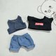 thumbnail image 1 of Venta caliente solo ropa 17cm primera segunda generación Labubu muñeca solo ropa suprema conjunto de ropa multicolor linda decoración, 1 of 5