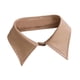 thumbnail image 1 of Cuellos falsos elegantes y extraíbles de PU para mujer, para suéteres, chaquetas y damas. Caqui, 1 of 7