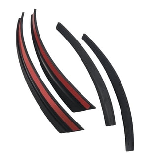4-Piece Front & Rear Splash Guards (Mud Flaps) For 2019-2023 Ford Explorer – Black, Polished Finish 9 thumbnail image