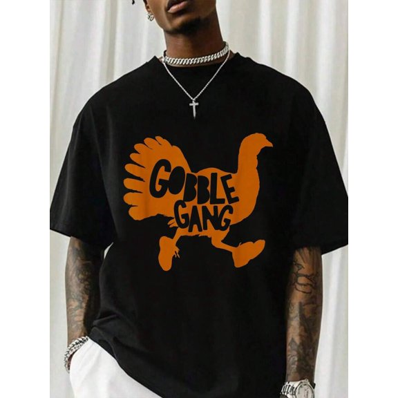 Thanksgiving Shirt Thanksgiving Turkey Trot Run Matching Clothing Co Gobble Gang Thanksgiving Turkey Trot Run T-Shirt Mens Clothes Shir