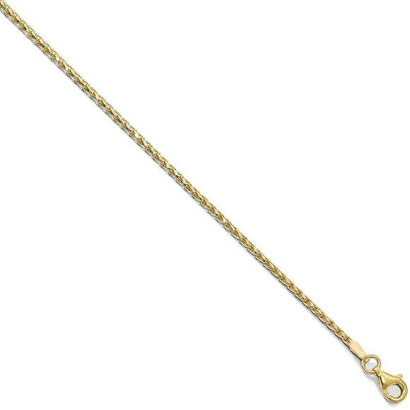 Or Jaune 10 Carats 1,6 mm C.d. Chaîne Ouverte Franco