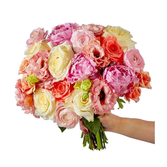 From You Flowers - Peaceful Peony & Rose Garden for Birthday, Anniversary, Get Well, Congratulations, Thank You, All Occasions