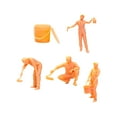 thumbnail image 2 of Mini Figuras de Resina 1/64 Cubo de Figura para Mesa de Arena de Jardín Diseño Diorama, 2 of 9