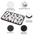 thumbnail image 5 of Car Handrails Box Pad 12.6 X 7.5 In Waterproof Non-Slip Wear-Resisting Durable Breathable Strong Tensile And Tensile Stretch Simple Cow Print Pattern White Background, Pink And White_1, 5 of 7